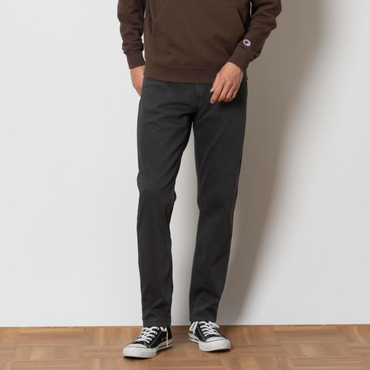 ライトオン(Right-on)のBACK NUMBER(バックナンバー)製品染めカット5ポケットパンツ ロングパンツ