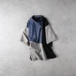 ライトオン(Right-on)のBACK NUMBER(バックナンバー)3色切替Ｔシャツ ブルー(0015)