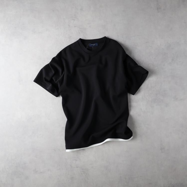 ライトオン(Right-on)のBACK NUMBER(バックナンバー)裾フェイクレイヤードＴシャツ Ｔシャツ
