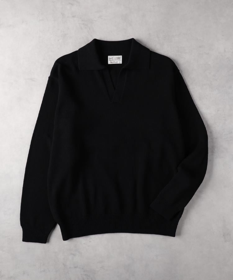 BACK NUMBER(バックナンバー)スキッパーコットンニット(ニット BACK NUMBER(バックナンバー)スキッパーコットンニット(ニット