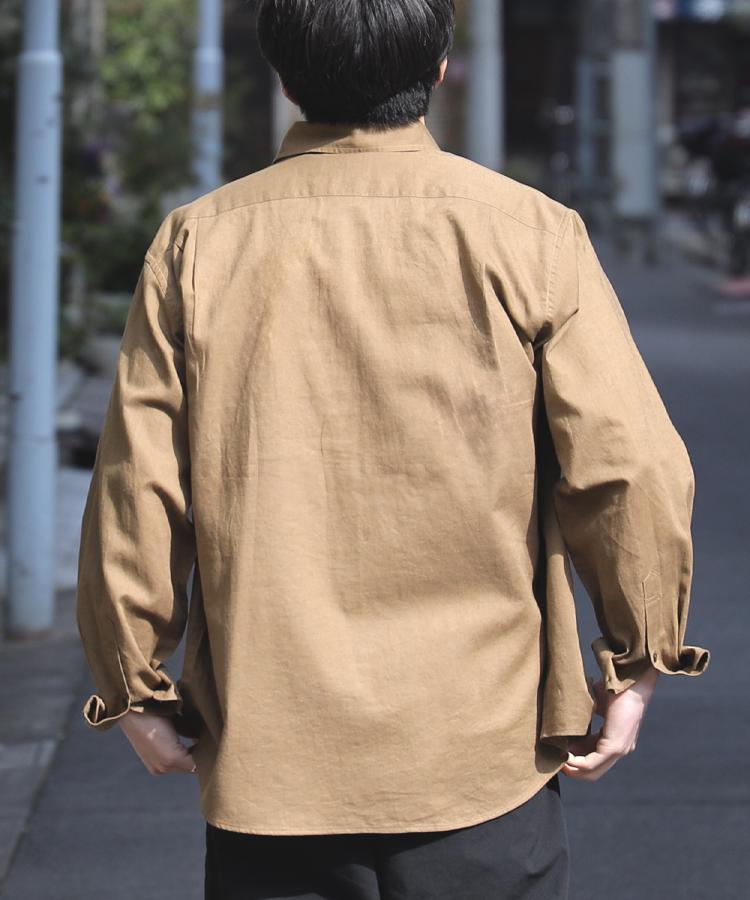 ライトオン(Right-on)のBACK NUMBER(バックナンバー)綿麻レギュラーシャツ7