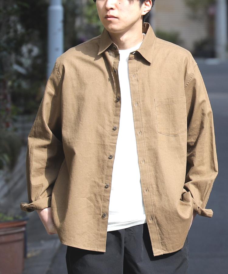 ライトオン(Right-on)のBACK NUMBER(バックナンバー)綿麻レギュラーシャツ8