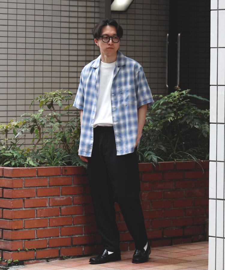 ライトオン(Right-on)のBACK NUMBER(バックナンバー)オンブレチェック半袖シャツ4