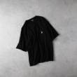 ライトオン(Right-on)のBACK NUMBER(バックナンバー)ワッペンロゴポケットＴシャツ ブラック(0099)