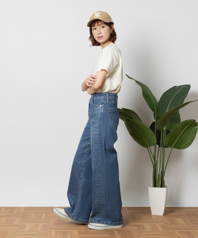 ライトオン(Right-on)のSOMETHING(サムシング)「LISA」ワイドパンツ4
