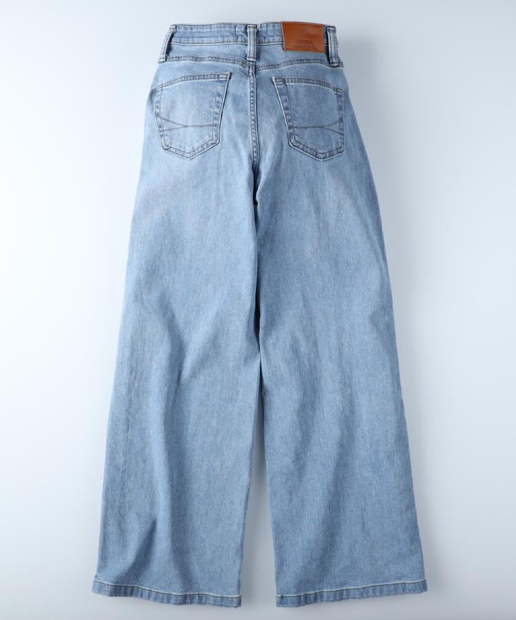 SOMETHING(サムシング)「LISA」ワイドパンツ(デニムパンツ SOMETHING(サムシング)「LISA」ワイドパンツ(デニムパンツ
