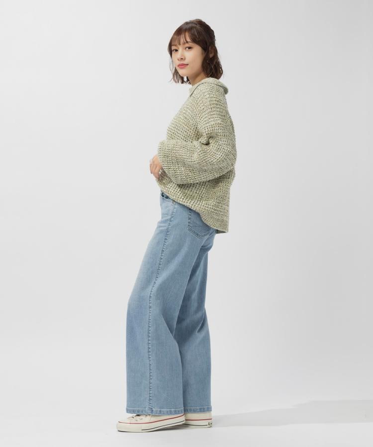 ライトオン(Right-on)のSOMETHING(サムシング)「LISA」セミワイドパンツ5