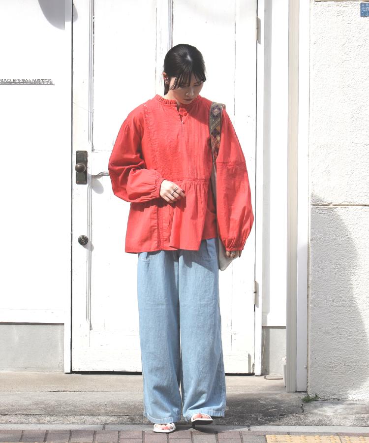 ライトオン(Right-on)のSOMETHING(サムシング)リネンペインターデニムパンツ7