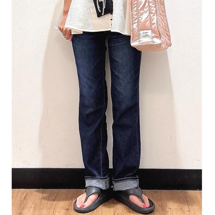 ライトオン(Right-on)のSOMETHING(サムシング)「SUMMER COOL」 涼しいストレートデニムパンツ デニムパンツ