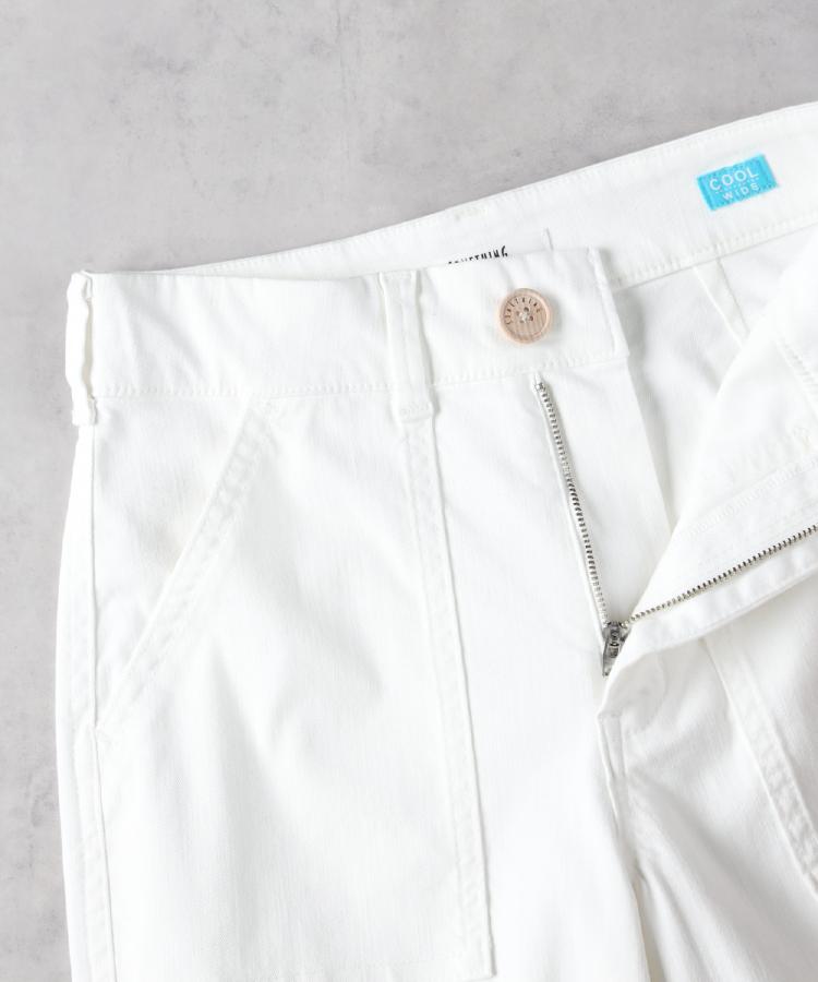 ライトオン(Right-on)のSOMETHING(サムシング)「SUMMER COOL」 涼しいワイドベーカーデニムパンツ4