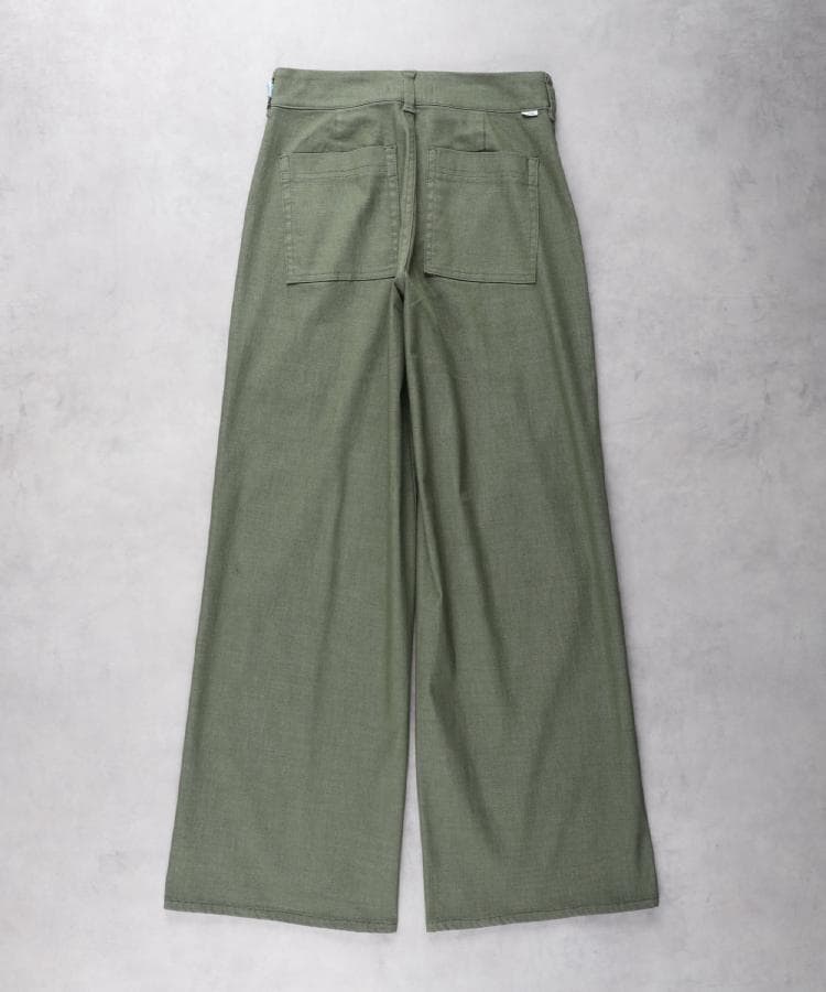 ライトオン(Right-on)のSOMETHING(サムシング)「SUMMER COOL」 涼しいワイドベーカーデニムパンツ6
