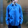 ライトオン(Right-on)のSOMETHING(サムシング)【WEB限定】ギャザーデニムシャツ2