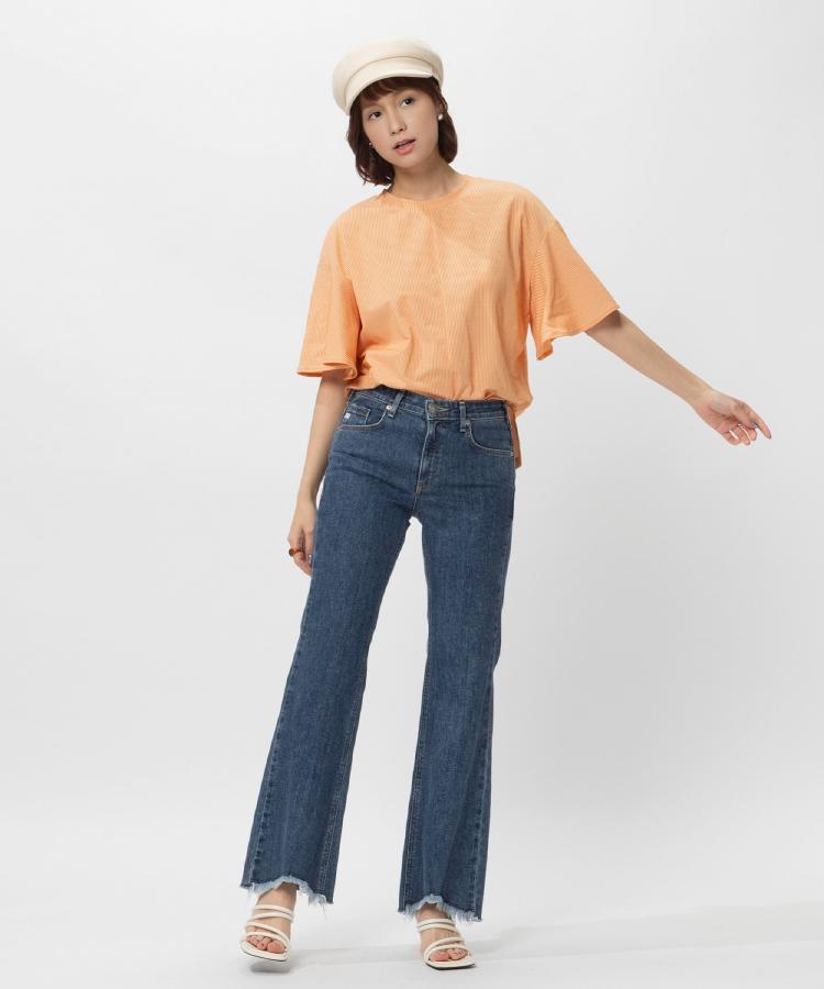 ライトオン(Right-on)のSOMETHING(サムシング)袖フリルTシャツ2