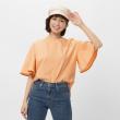 ライトオン(Right-on)のSOMETHING(サムシング)袖フリルTシャツ オレンジ(0065)