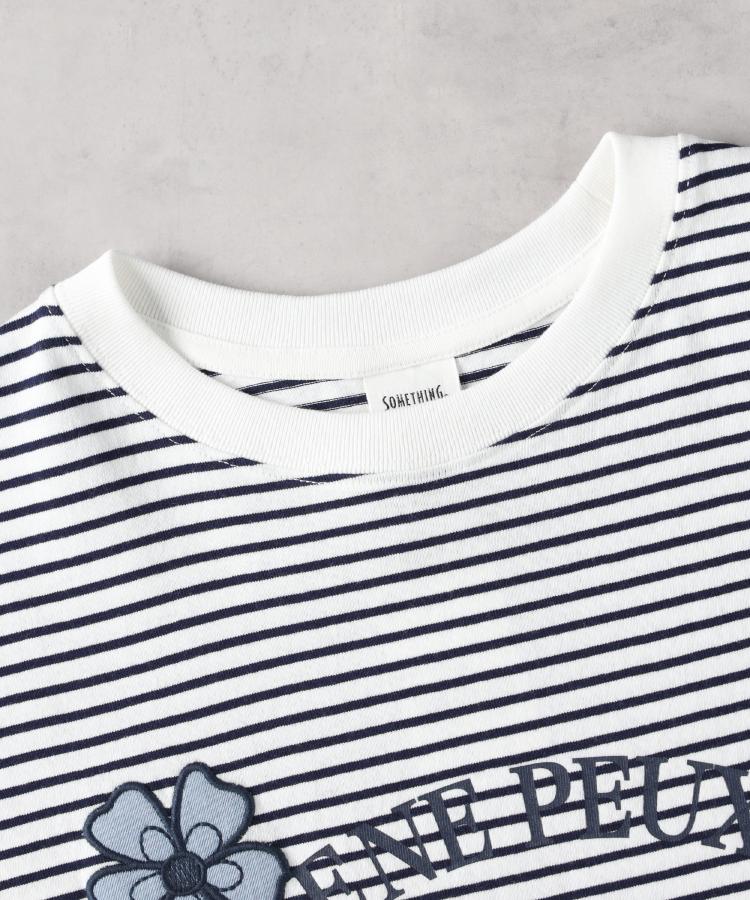 ライトオン(Right-on)のSOMETHING(サムシング)アネモネパッチワークＴシャツ1