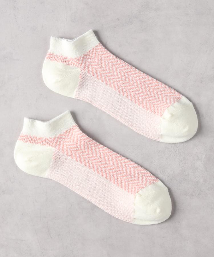 ライトオン(Right-on)のBASIC SOCKS(ベーシックソックス)へリンボン柄ソックス4