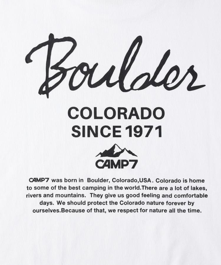 ライトオン(Right-on)のCAMP7(キャンプ7)BoulderプリントTシャツ2