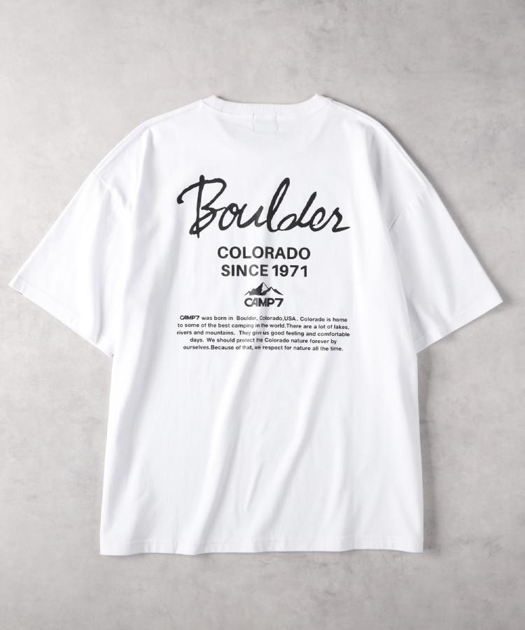ライトオン(Right-on)のCAMP7(キャンプ7)BoulderプリントTシャツ8