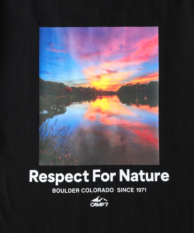 ライトオン(Right-on)のCAMP7(キャンプ7)バックフォトプリントＴシャツ1