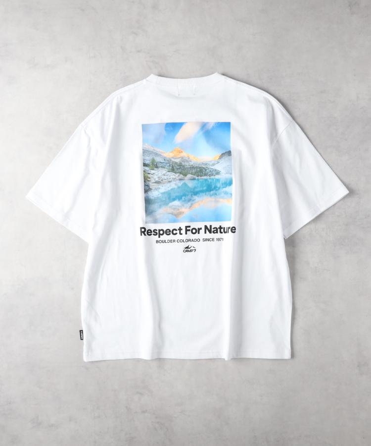 ライトオン(Right-on)のCAMP7(キャンプ7)バックフォトプリントＴシャツ4
