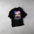 ライトオン(Right-on)のCAMP7(キャンプ7)バックフォトプリントＴシャツ ブラック(0099)