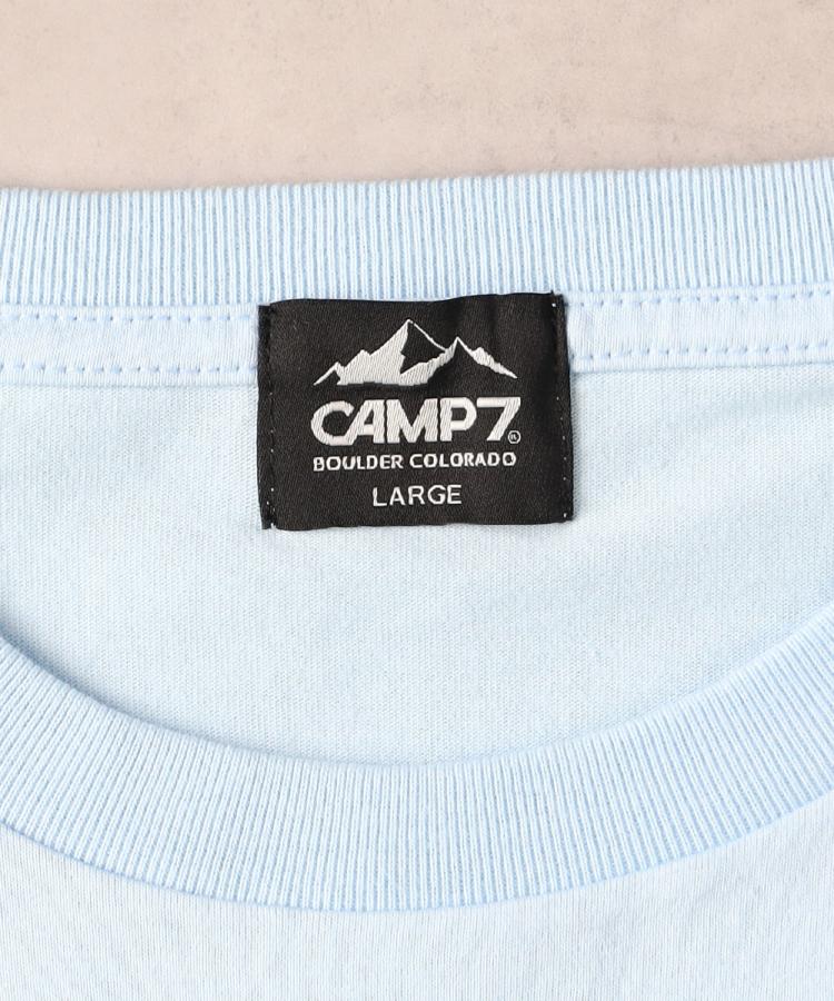 ライトオン(Right-on)のCAMP7(キャンプ7)ロゴ刺繍胸ポケットＴシャツ8