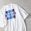 ライトオン(Right-on)のCAMP7(キャンプ7)バックロゴプリントＴシャツ ホワイト(0090)