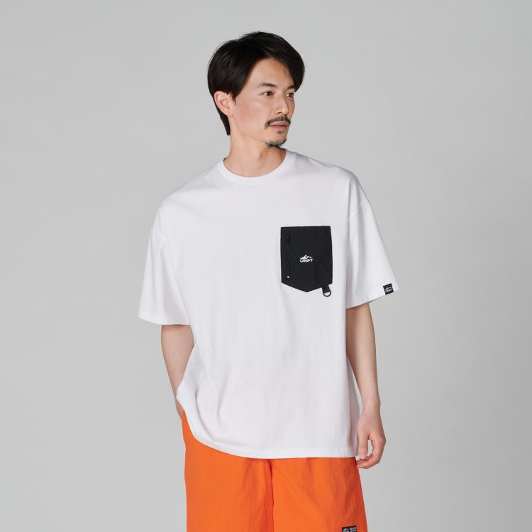 ライトオン(Right-on)のCAMP7(キャンプ7)ナイロンポケット半袖Tシャツ Ｔシャツ