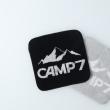 ライトオン(Right-on)のCAMP7(キャンプ7)ロゴハンカチ ブラック(0099)