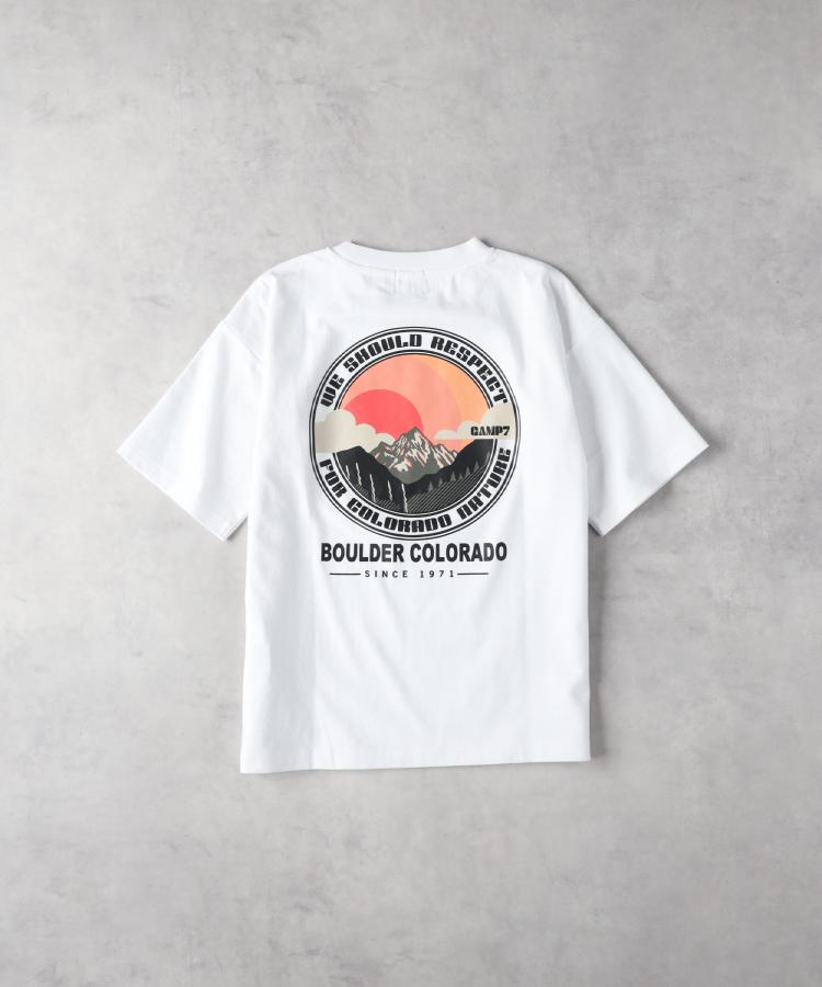 CAMP7(キャンプ7)サークルプリントTシャツ（Tシャツ） | Right