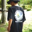 ライトオン(Right-on)のCAMP7(キャンプ7)サークルプリントＴシャツ ブラック(0099)