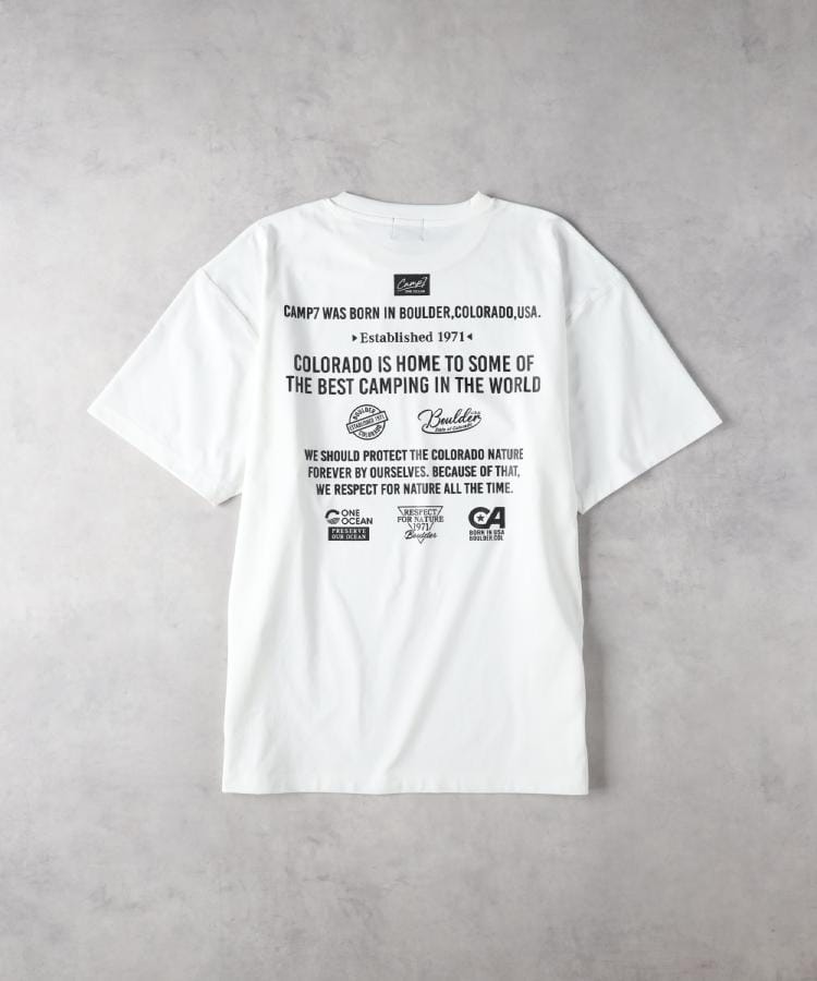 ライトオン(Right-on)のCAMP7(キャンプ7)【ONE　OCEAN】バックロゴプリントTシャツ2
