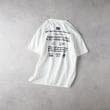 ライトオン(Right-on)のCAMP7(キャンプ7)【ONE　OCEAN】バックロゴプリントTシャツ ホワイト(0090)