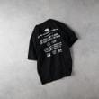 ライトオン(Right-on)のCAMP7(キャンプ7)【ONE　OCEAN】バックロゴプリントTシャツ ブラック(0099)