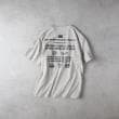 ライトオン(Right-on)のCAMP7(キャンプ7)【ONE　OCEAN】バックロゴプリントTシャツ ベージュ(0075)