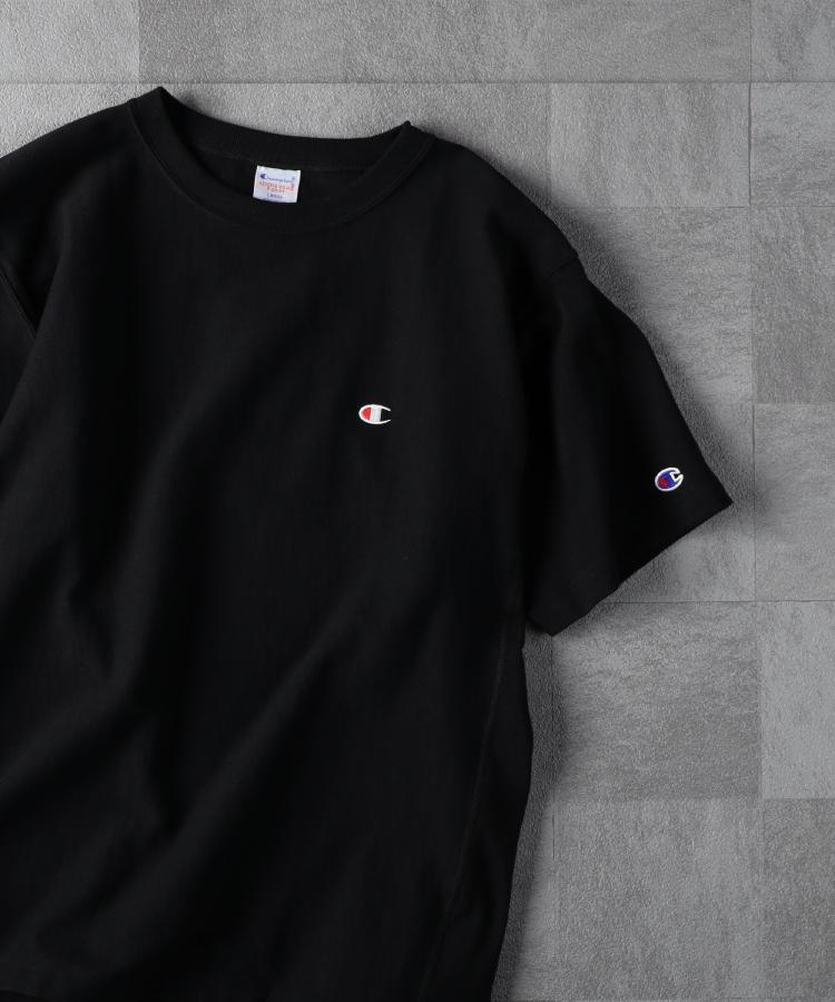 ライトオン(Right-on)のChampion(チャンピオン)リバースウィーブ無地Tシャツ1