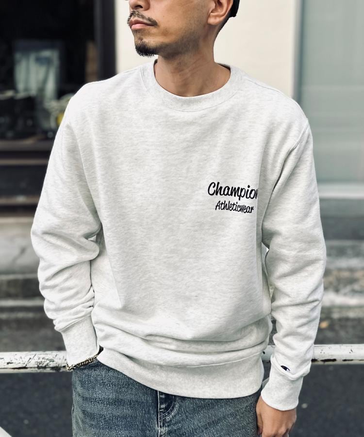 ライトオン(Right-on)のChampion(チャンピオン)バックプリントクルー15