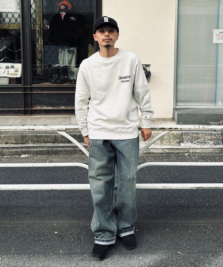 ライトオン(Right-on)のChampion(チャンピオン)バックプリントクルー16
