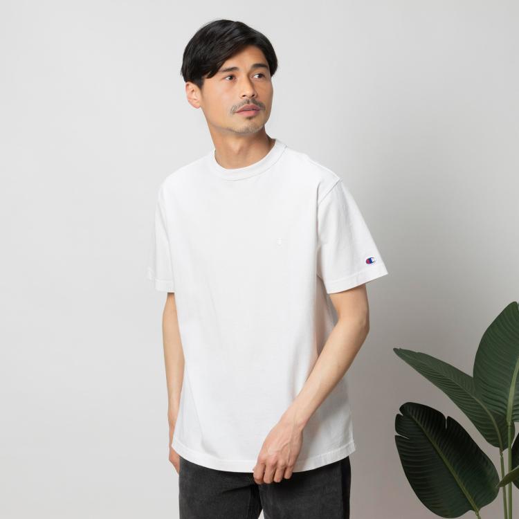 ライトオン(Right-on)のChampion(チャンピオン)ワンポイント天竺半袖Tシャツ Ｔシャツ