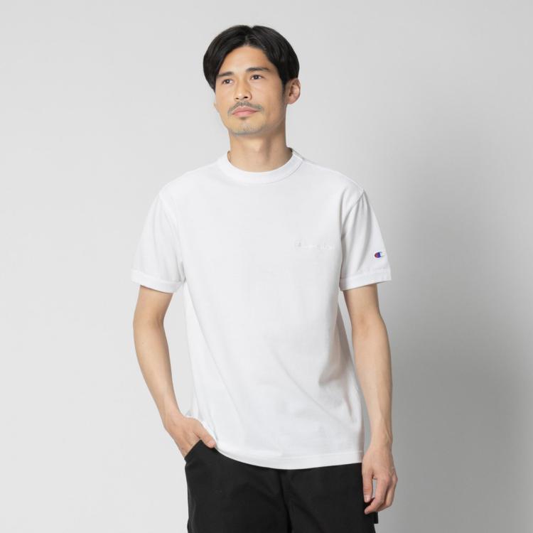 ライトオン(Right-on)のChampion(チャンピオン)ワンポイントカノコ半袖Tシャツ Ｔシャツ