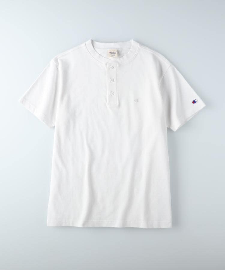 Champion(チャンピオン)ヘンリーネックカノコ半袖Tシャツ(T Champion(チャンピオン)ヘンリーネックカノコ半袖Tシャツ(T