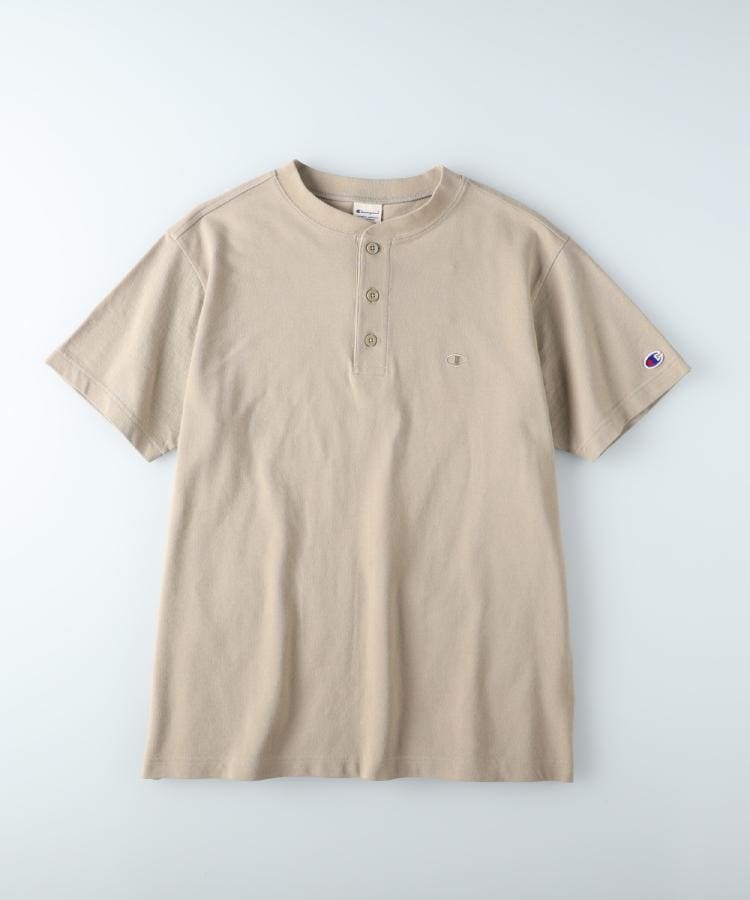 Champion(チャンピオン)ヘンリーネックカノコ半袖Tシャツ(T Champion(チャンピオン)ヘンリーネックカノコ半袖Tシャツ(T
