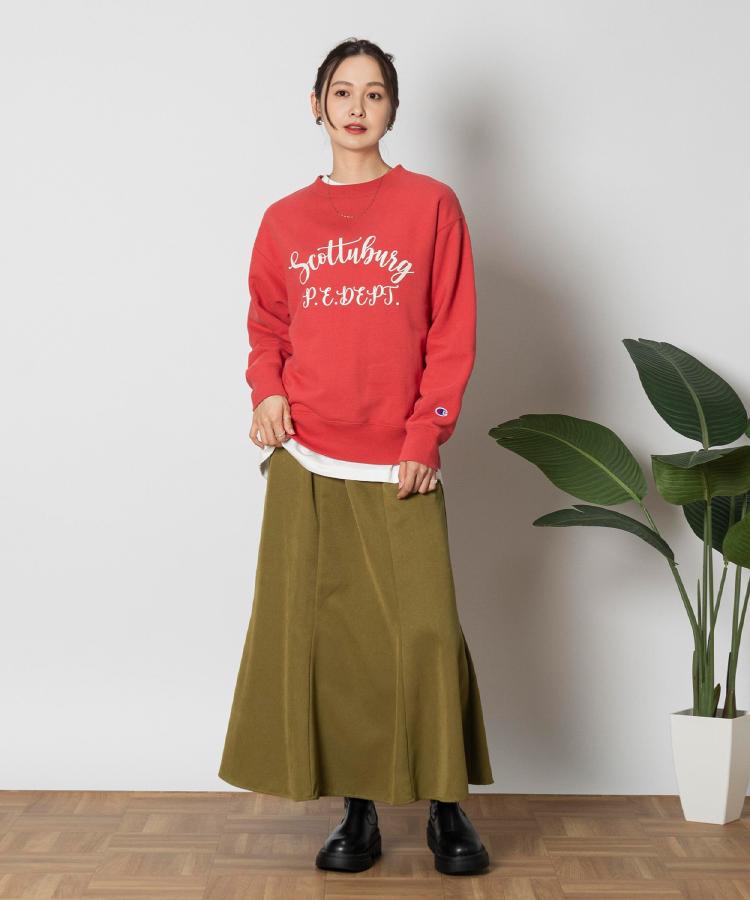ライトオン(Right-on)のChampion(チャンピオン)プリント裏毛クルースウェット9
