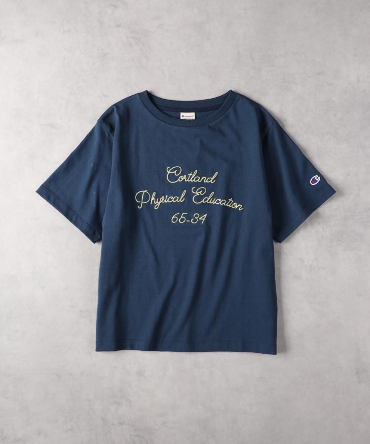 Champion(チャンピオン)チェーン刺繍ロゴTシャツ(Tシャツ Champion(チャンピオン)チェーン刺繍ロゴTシャツ(Tシャツ
