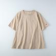 ライトオン(Right-on)のChampion(チャンピオン)ワンポイント刺繍フレアTシャツ ベージュ(0075)