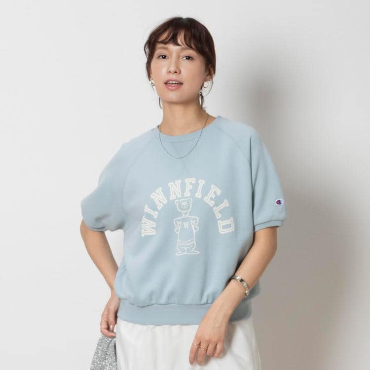ライトオン(Right-on)のChampion(チャンピオン)半袖ロゴスウェット スウェット・トレーナー