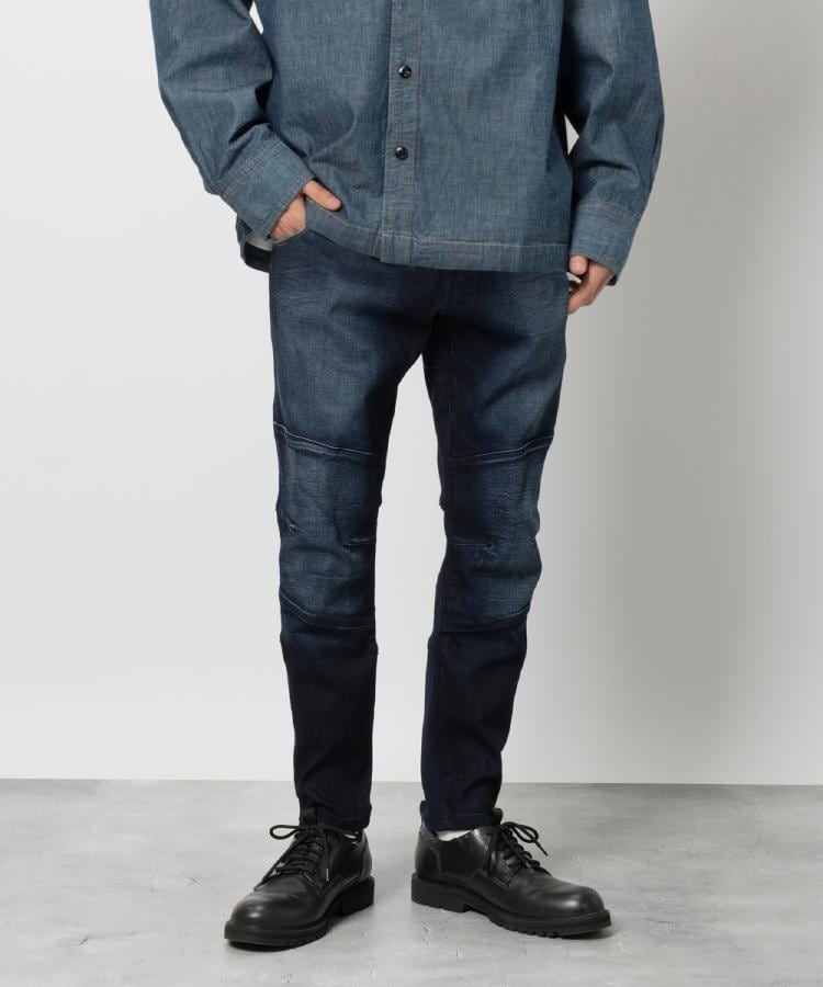 ライトオン(Right-on)のG-Star RAW(ジースターロー)「Motac」ddcスリム ダークインディゴブルー(0007)