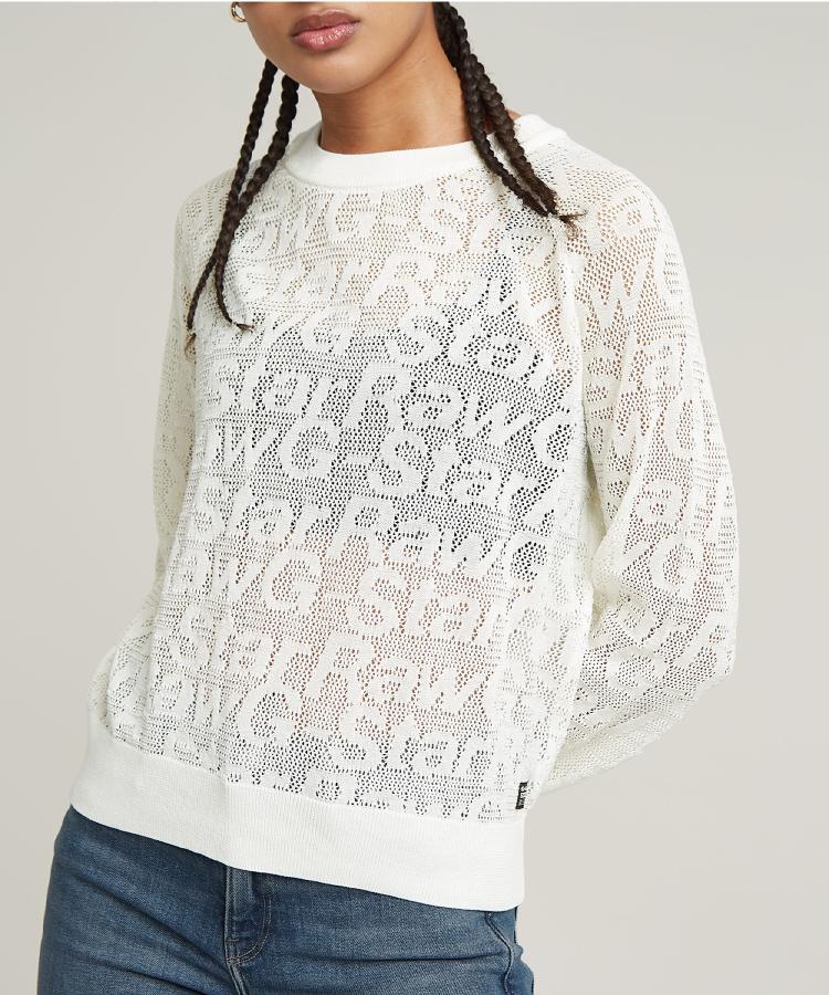 ライトオン(Right-on)のG-Star RAW(ジースターロー)ジャガードロゴニット3