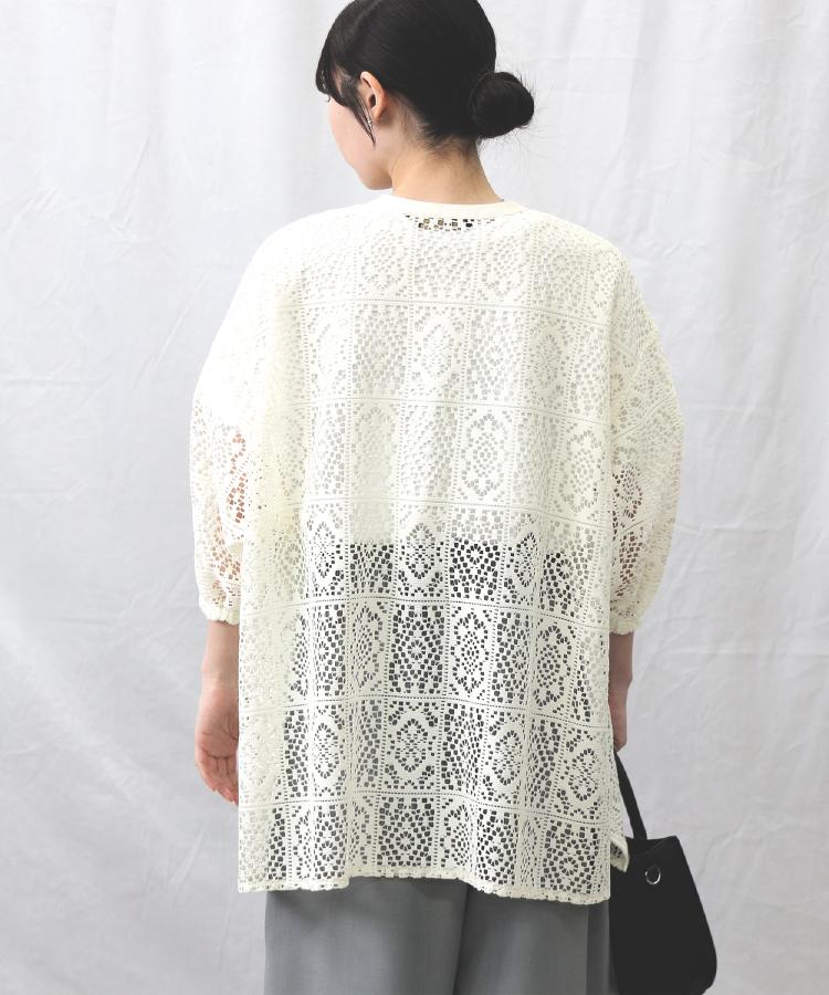 ライトオン(Right-on)のHONEYSUCKLE ROSE(ハニーサックルローズ)レースシャツ9