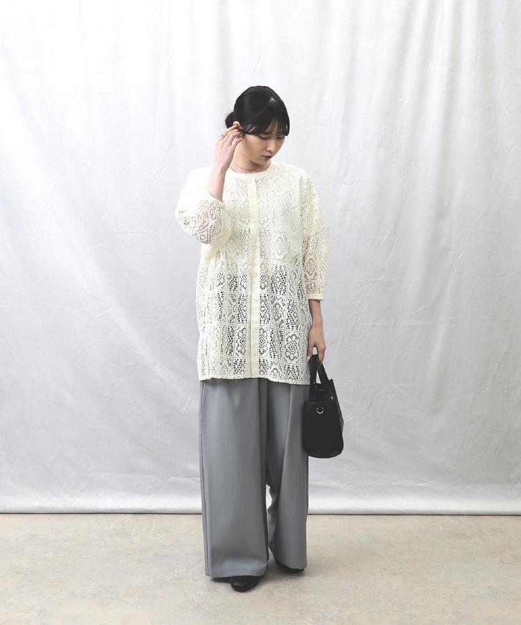 ライトオン(Right-on)のHONEYSUCKLE ROSE(ハニーサックルローズ)レースシャツ10